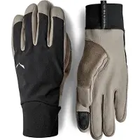 Salewa - Gants techniques coupe-vent et légers - Ortles Dst Gloves Black Out en Softshell - Taille XL - Noir