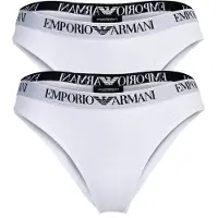 Emporio Armani Ew000404_af13033 Panties 2 Units Blanc XL Femme