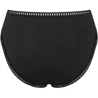 Sloggi Slip noir / blanc cassé