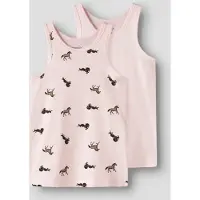 Name it Maillot de corps 'NMFBallerina Horse' marron / rose / noir