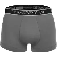 Emporio Armani pour homme. EM000259_AF20669 Lot de 3 boxers Use noir, gris (XL), Homewear, Coton