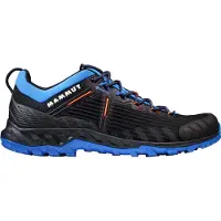 Mammut Alnasca Knit III Low GTX Hommes, 10.5, noir-bleu glacier,