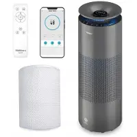 Webber Humidificateur à évaporation EH9004 TAUPE UV-C WiFi ULTRA-HUMI AIR 360° 8 L