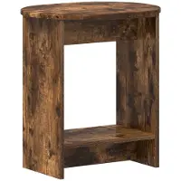 vidaXL Table d'appoint Chêne Fumé 50 x 39,5 x 55 cm Bois d¿ingénierie