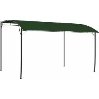 vidaXL Tente de jardin 4 x 3 x 2,55 m Vert
