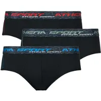 Athena Slips TRANING DRY Pack de 3 hommes - Noir - EU L