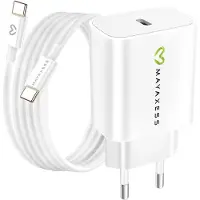 Avizar Mayaxess, chargeur 20 W pour Fairphone 4 + câble USB-C de 1 m, blanc