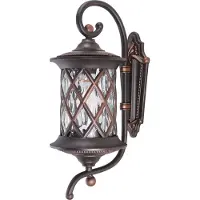 Lyora Applique d'extérieur LANTERN en cuivre, 1xE27x60W, aluminium, dimensions : 48x20x25 cm, IP23, Nowodvorski Lighting