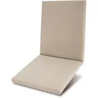 Beautissu Premium Housse pour dossier bas 100 % imperméable 100 x 50 cm, beige