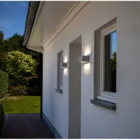 Lutec Applique élégante Gemini blanc
