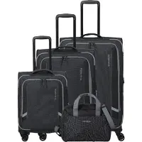 Travelite CORSIICA 4w, lot de 4 valises L/M/S + sac de cabine