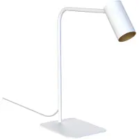 Lyora Lampe de table de bureau Mono blanc