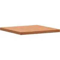 vidaXL Dessus de table 70x70x4 cm carré bois massif de hêtre