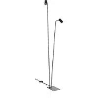 Lyora Lampe de lecture noire Mono 2 lumières