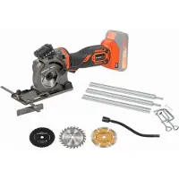 Powerplus POWDP25400 - Mini scie plongeante sans fil 20V 89mm (sans AKU)