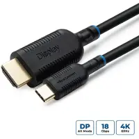 Microconnect MC-USBCHDMI3 câble vidéo et adaptateur 3 m USB C HDMI Noir