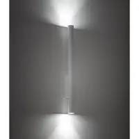 Nowodvorski Lighting Applique murale FOURTY blanche 2xGU10x10W en métal, dimensions : 60 x 4 x 7,5 cm, IP20, Lighting