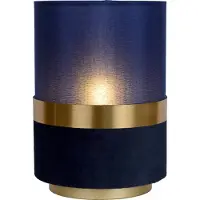 Lucide Extravaganza Tusse Lampe de Table Blue | Ø 15 cm