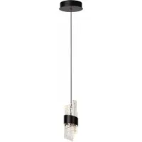 Lucide KLIGANDE LED 7W lampe spot en verre glamour noir