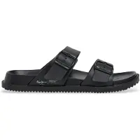 Pepe Jeans Ocean Brand Slides Noir EU 43 Homme