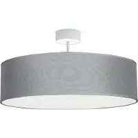 Nowodvorski Lighting Lustre VIOLET blanc et gris, 3xE27x25W, tissu, dimensions : 28,5x50x50 cm, IP20, Lighting