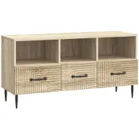 vidaXL Meuble TV en chêne Sonoma 102 x 34,5 x 50 cm, aggloméré