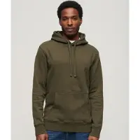 Superdry pour homme. M2013518A Sweat-shirt imprimé micrologo vert (S), Casuel, Coton, Manche longue