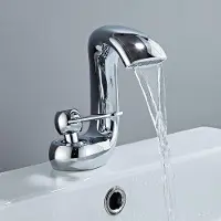 OEM Mitigeur monocommande chromé et laiton pour lavabo de salle de bains