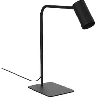 Lyora Lampe de bureau noire Mono