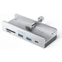 ORICO Mh5Pc Hub montage par serrage Usb-C / 2X Usb-A 3.2 + 1X Usb-C 3.2 + 1X Sd&Tf - Argenté