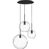 Nowodvorski Lighting SPHERE lustre lampe à suspension 7788 acier, noir