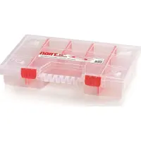 Prosperplast Plastový organizér 14 pihrádek (pepáky) NORT 390x290x65 mm - barva: transparentní