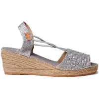 Toni pons Tess-cg Esparto Wedge Sandals Gris EU 40 Femme