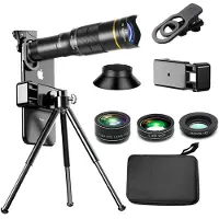 INF Téléscope Mobile Zoom 22x - Monoculaire Haute Définition avec Trépied & Clip pour Photographie Extérieure