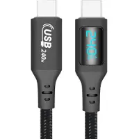 INF Câble USB-C vers USB-C : 240 W, transfert de données 480 Mbps 2 m