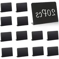 OEM Mini-tables en plastique 100 x 75 mm, noires, pour les fêtes