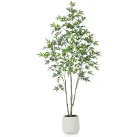 OEM Sapin artificiel blanc de 180 cm, pour l'intérieur et l'extérieur