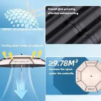 OEM Parasol de plage portable avec protection UV et sac de transport