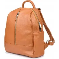 Beltimore Sac à dos en cuir A4 Femme spacieux solide italien Premium grand cuir solide