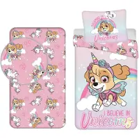 Paw Patrol Housse de couette + drap-housse
