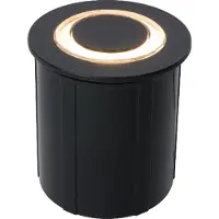 Nowodvorski Lighting Lampe LED d'extérieur pour façade de jardin CIRCLET noir, aluminium 8163