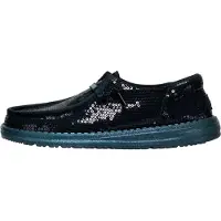 HeyDude Slip ons WENDY FUNK MONO SEQUIN femmes - Noir - 37