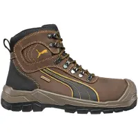 Puma 10003918209992 Herren S3 Sicherheitsschuhe "SIERRA NEVADA MID" SCUFF CAPS braun Größe 42