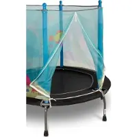 Toyz Trampoline Outdoor Enfants Trampoline de jardin 128x128x112cm Océan