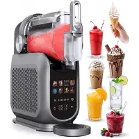 4Swiss SM026 SlushieMaster Machine à glace et à granités – Appareil professionnel 7 en 1 pour granités, cocktails glacés, glaces à l'italienne et frappés, capacité 1,8 l, autonettoyant