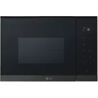 LG MG7Z2593B micro-onde Noir, Acier inoxydable Micro-ondes grill Intégré 25 L 900 W