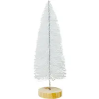 Inspiruj Arbre de Noël artificiel blanc pour décorations 25 cm