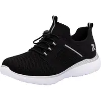 Rieker Baskets basses 'M5065' noir / blanc