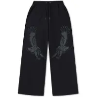 Ed Hardy Pantalon 'Flying Eagle' gris foncé / noir