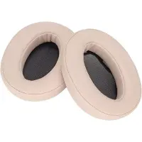 OEM Coussinets d'oreille pour casque, en mousse à mémoire de forme souple, couleur beige, de rechange